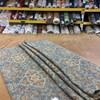 Archetype in Mirage | Jacquard Upholstery Fabric | Mottled Damask in Blue, Brown, Beige | Heavyweight | 54" Wide | By the Yard