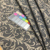 Douglas in color Granite | Swirling Vines | Taupe | Medium Weight Upholstery / Drapery Fabric | 54" Wide | By the Yard