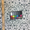 Sophia in color Pewter | Contemporary Damask | Blue / Gray / White | Medium Weight Upholstery / Drapery Fabric | 54" Wide | By the Yard