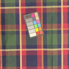 Kingston in color Classic Navy | Plaid | Blue / Green / Red | Medium Weight Upholstery / Drapery Fabric | 54" Wide | By the Yard