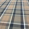 Kingston in color Truffle | Plaid | Tan / Gray | Medium Weight Upholstery / Drapery Fabric | 54" Wide | By the Yard