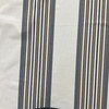 Multiple Stripes Grey & Beige  60 Inch Furniture Weight Indoor / Outdoor Acrylic Canvas Upholstery Fabric