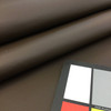 Chocolate Brown Faux Leather Vinyl Headliner Fabric - Foam-Backed | 3/16" Thick | 54" Wide | Bag Stabilizer / Sew Foam | By the Yard