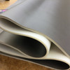 Metallic Taupe Faux Leather Vinyl | Automotive Headliner Fabric | Foam-Backed | 3/16" Thick | 54" Wide | Bag Stabilizer / Sew Foam | By the Yard