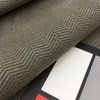 Micro Chevron in Dark Grey | Microfiber | Medium Weight Upholstery Fabric  | 54" Wide | By the Yard | Durable