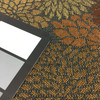 Potelle in color Jewell | Modern Mums Floral in Brown / Gold / Gray | Heavyweight Upholstery / Slipcover Fabric | Jacquard | 54" Wide | By the Yard