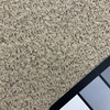 2.325 Yard Piece of Tan Heathered Low Pile Chenille Upholstery Fabric | Extra Durable | BTY