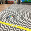 2 Yard Piece of Classic Gray Chevron Upholstery Fabric By The Yard | Durable and Timeless