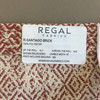 Santiago in Brick | Shabby Diamonds in Red / Beige | Upholstery Fabric | Regal Fabrics Brand | 54" Wide | By the Yard