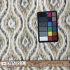 Flume in Grey | Ikat in Gold / Grey / Beige | Upholstery Fabric | Regal Fabrics Brand | 54" Wide | By the Yard