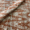Swerve in color Mango | Orange Abstract | Upholstery Fabric | Regal Fabrics Brand | 54" Wide | By the Yard