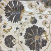 Farah in Grey | Jacobean Floral Grey / Yellow / Beige | Upholstery Fabric | Regal Fabrics Brand | 54" Wide | By the Yard