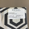 Nano in color Black | Geometric Hexagons Black and White | Upholstery Fabric | Regal Fabrics Brand | 54" Wide | By the Yard
