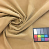 1.55 Yard Piece of Tan Velvet Fabric Upholstery Luxury Robert Allen FOREVER VELVET CAMEL