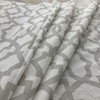 1 Yard Piece of Lattice Lt Gray / White | Home Decor Fabric | Premier Prints | 54 Wide | By the Yard