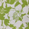 Peony in Lime | Silhouette Floral in Green and Beige | Upholstery / Drapery Fabric | P/Kaufmann | 54" Wide | By the Yard