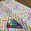 Stitch Chevron in Tutti Frutti | Red / Yellow / Green / Purple / Blue | Home Decor Fabric | P/Kaufmann | 54" Wide | By the Yard