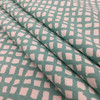 Sea Grid in Turquoise | Check in Blue / White | Upholstery / Drapery Fabric | Golding Fabrics | 54" Wide | By the Yard