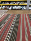 Deveraux Stripe in Heath | Stripes in Brown / Red | Upholstery / Drapery Fabric | P/Kaufmann | 54" Wide | By the Yard