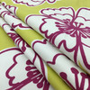 Snappy Poppy in Honeydew | Modern Floral in Chartreuse and Pink | Upholstery / Drapery Fabric | P/Kaufmann | 54" Wide | By the Yard