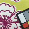 Snappy Poppy in Honeydew | Modern Floral in Chartreuse and Pink | Upholstery / Drapery Fabric | P/Kaufmann | 54" Wide | By the Yard