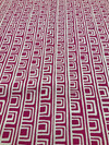On the Square | Geometric Squares in Pink / White | Upholstery / Drapery Fabric | P/Kaufmann | 54" Wide | By the Yard