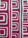On the Square | Geometric Squares in Pink / White | Upholstery / Drapery Fabric | P/Kaufmann | 54" Wide | By the Yard