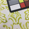 Scroll Gate in Kiwi | Damask in Citrus Green and White | Upholstery / Drapery Fabric | P/Kaufmann | 54" Wide | By the Yard