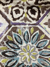 Summer Breeze in Stone | Bohemian Hexagons in Purple / Brown / Green / Grey | Upholstery / Drapery Fabric | P/Kaufmann | 54" Wide | By the Yard