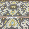 Enlightened in Pumice | Ikat in Yellow / Taupe / Blue  | Upholstery / Drapery Fabric | Waverly | 54" Wide | By the Yard