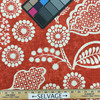 Garden Craft in Scarlet | Batik Floral in Red and White | Upholstery / Drapery Fabric | P/Kaufmann | 54" Wide | By the Yard