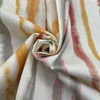 Color Lesson in Cantaloupe | Watercolor Stripes in Orange / Grey / Pink | Upholstery / Drapery Fabric | P/Kaufmann | 54" Wide | By the Yard