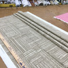 Avron in Flax | Decorative Stripes in Taupe | Upholstery / Drapery Fabric | Ellen Degeneres | 54" Wide | By the Yard