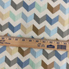 Jas Tip Top in Ethereal | Chevron in Blue / Green / Brown | Home Decor Fabric | P K Lifestyles | 54" Wide | By the Yard