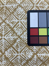 Kalimba in Mustard | Bohemian Diamonds in Golden Yellow and Off-White | Upholstery / Drapery Fabric | P/Kaufmann | 54" Wide | By the Yard