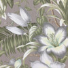 Sea Botanical in Lemoncello | Tropical Floral in Green / Yellow / Taupe | Upholstery / Drapery Fabric | Tommy Bahama | 54" Wide | By the Yard