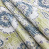 Zoie in Marine | Distressed Damask in Green and Blue | Upholstery / Drapery Fabric | P/Kaufmann | 54" Wide | By the Yard