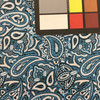 Paisley Quilting Fabric | Blue and White | 100% Cotton | 44" Wide | By the Yard