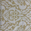1 Yard Piece of Elegant Damask in Two Toned Tan | Upholstery Fabric | 58 Wide | By the Yard