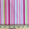 100% Cotton Quilting Fabric | Pink Green Stripe | 44" Wide | By The Yard