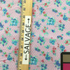 100% Cotton Quilting Fabric | Pink Blue Polka Dot Floral | 44" Wide | By The Yard