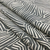 Doba in Charcoal | Abstract in Grey and White | Upholstery / Drapery Fabric | Robert Allen | 54" Wide | By the Yard