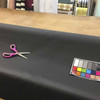 Black Dimpled Dot Stretch Auto Vinyl Upholstery Fabric By The Yard 54"W