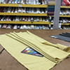 Sensu in Cornsilk | Solid Yellow Linen Like Fabric | Slipcovers / Drapery | Richloom | 54" Wide | By the Yard