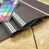 Chocolate Brown with Beige Stripes | Outdoor Awning / Marine Fabric | Sunbrella-like | 46" Wide | By the Yard | Waterproof