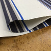 Vintage Stripes in Beige / Navy / Royal Blue | Outdoor Awning / Marine Fabric | Sunbrella-like | 46" Wide | By the Yard | Waterproof