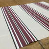 Vintage Stripes in Burgundy / Black / Beige | Outdoor Awning / Marine Fabric | Sunbrella-like | 46" Wide | By the Yard | Waterproof