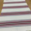 Vintage Stripes in Burgundy / Black / Beige | Outdoor Awning / Marine Fabric | Sunbrella-like | 46" Wide | By the Yard | Waterproof