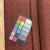 2.25 Yard Piece of Maroon Black Red Circles Heavy Auto Vinyl Upholstery Fabric By The Yard 54 Inch