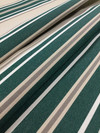 Beige/ Forest Green /Khaki Stripe | 46 inch | Awning and Marine Weight Fabric | Outdoor Coverings | By The Yard